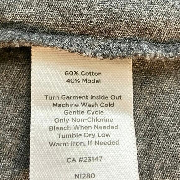 Talbots Women's Grey Studded Boat Neck Dolman Sleeve Subtle Glam Tunic Top SZ 3X - Picture 7 of 7